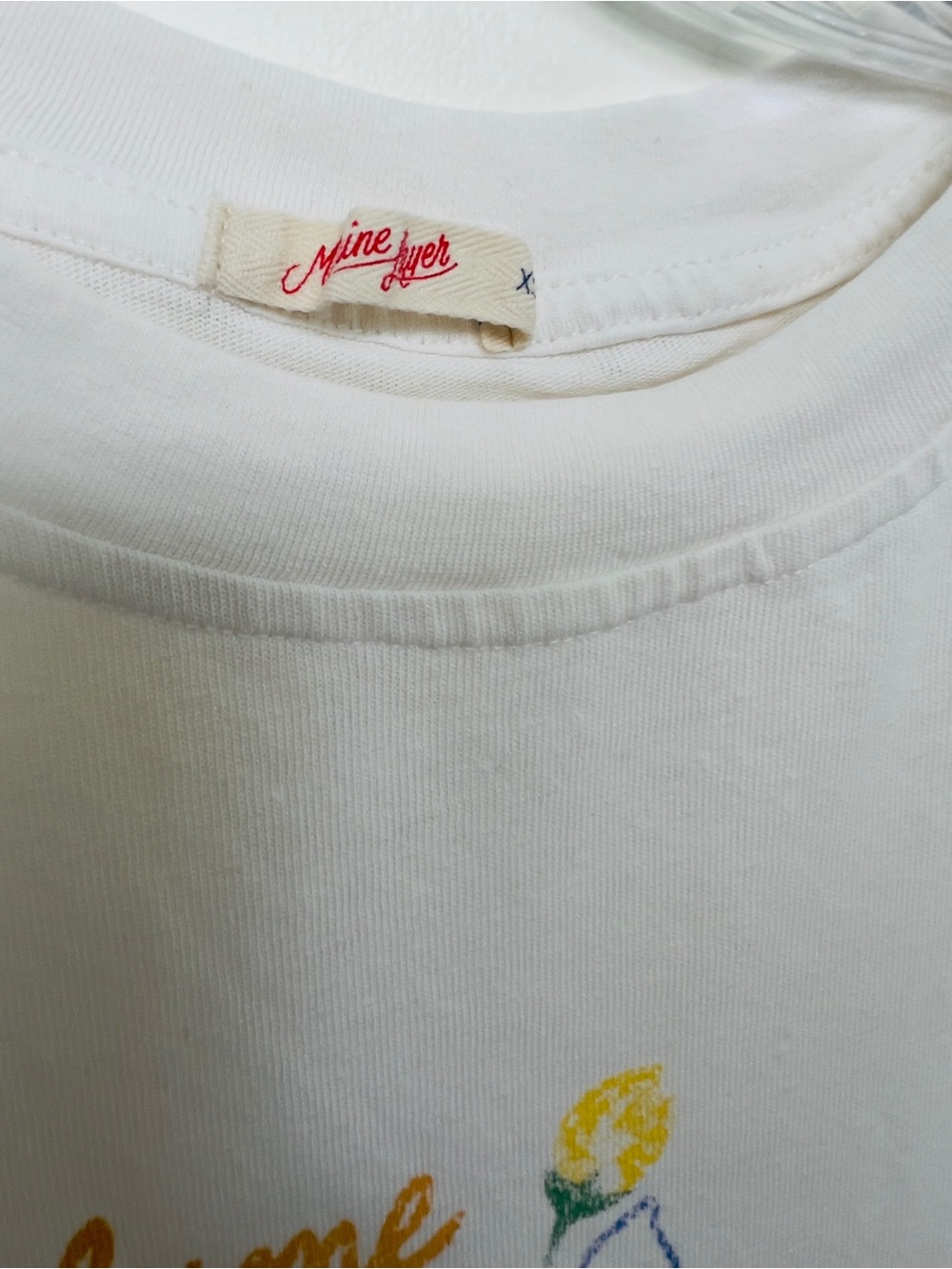 Marine Layer Hemp women’s White Lemon Graphic Tee - Picture 6 of 6